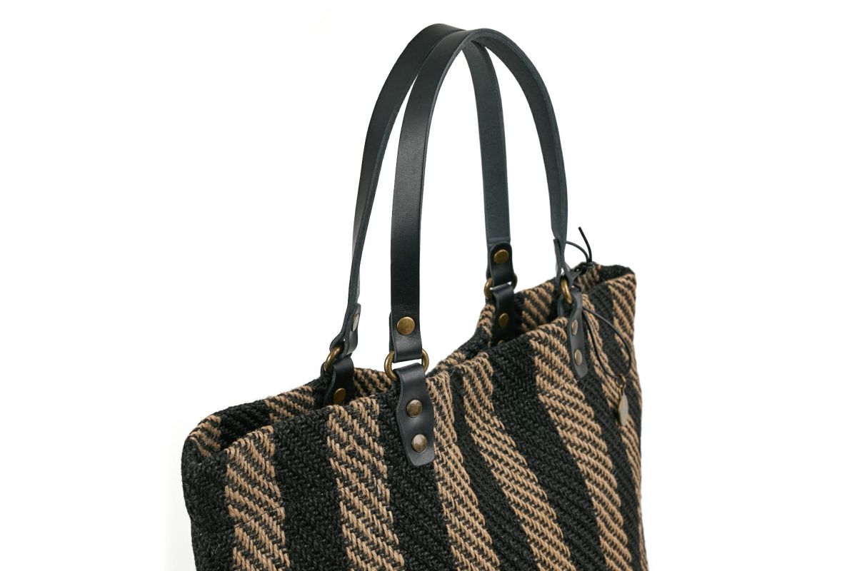 CLEDRAN クレドラン HAND＆WORK ハンド＆ワーク ストライプトートバッグ CR-CL3761