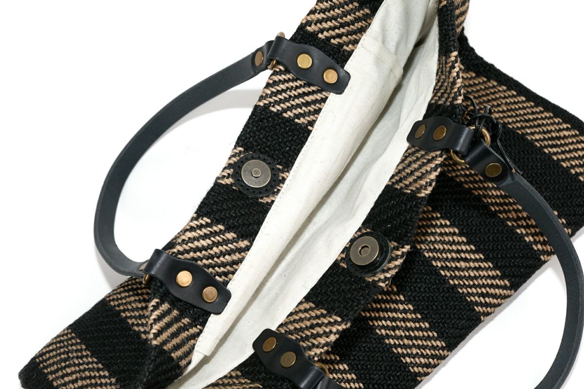 CLEDRAN クレドラン HAND＆WORK ハンド＆ワーク ストライプトートバッグ CR-CL3761