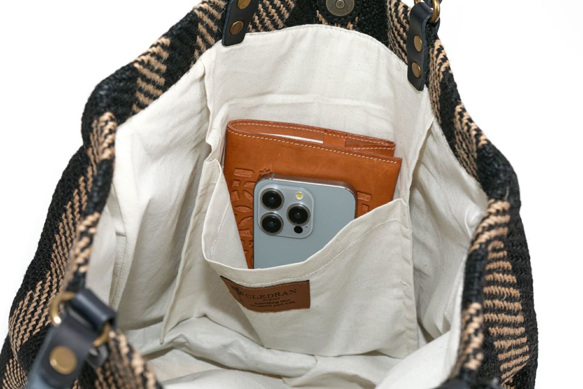 CLEDRAN クレドラン HAND＆WORK ハンド＆ワーク ストライプトートバッグ CR-CL3761