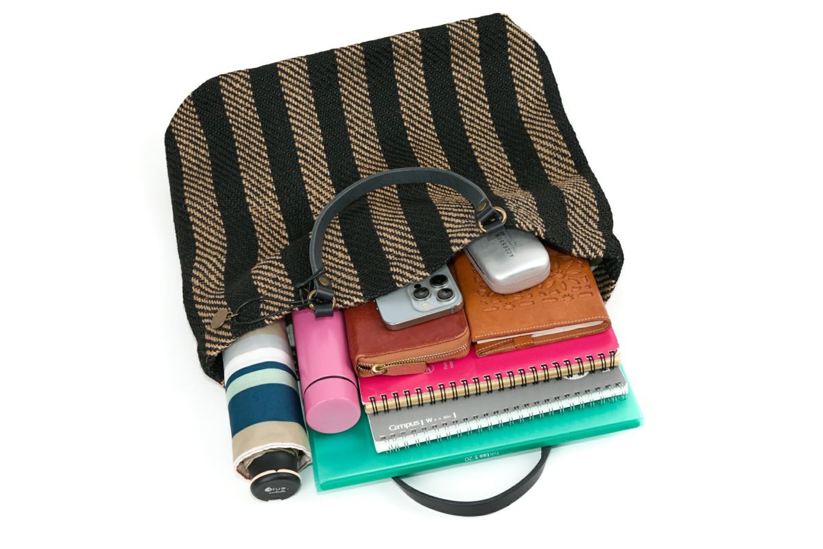 CLEDRAN クレドラン HAND＆WORK ハンド＆ワーク ストライプトートバッグ CR-CL3761