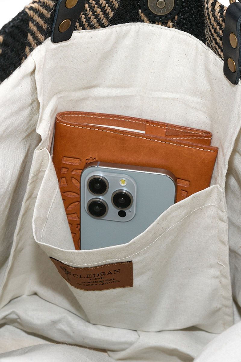 CLEDRAN クレドラン HAND＆WORK ハンド＆ワーク ストライプトートバッグ CR-CL3761