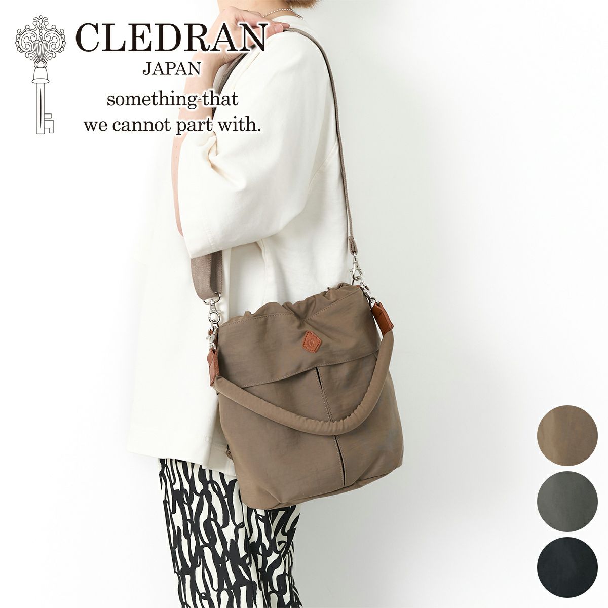 CLEDRAN クレドラン PELI ペリ 2WAYショルダーバッグ CR-CL3806