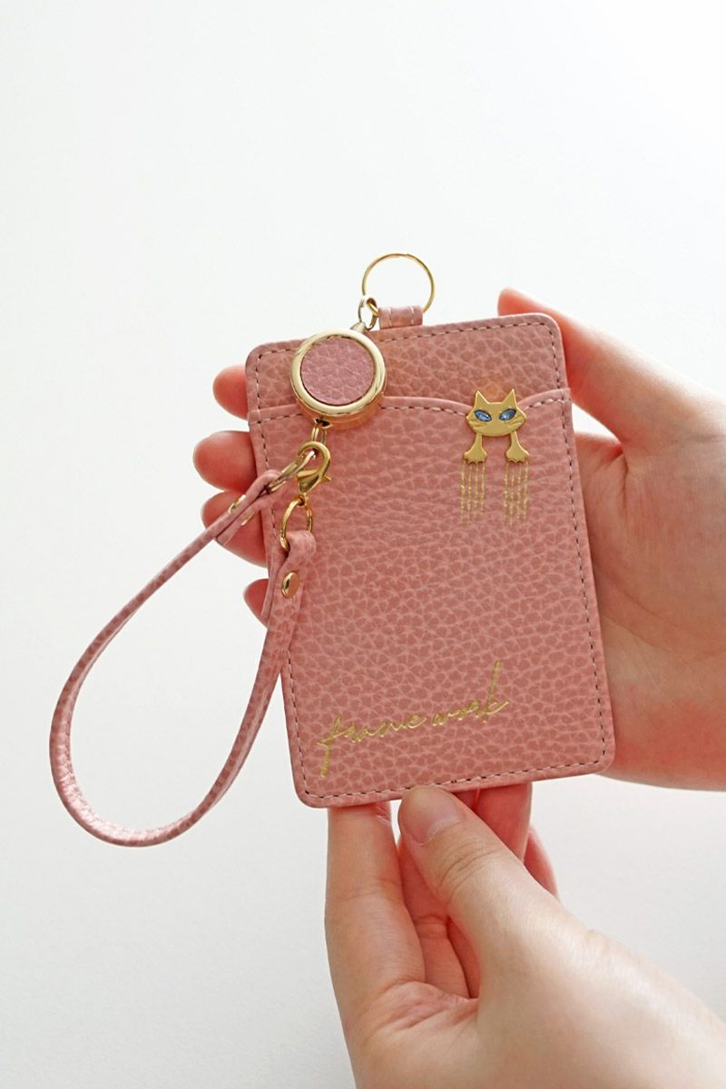 FRAME WORK フレームワーク キトン リール付きパスケース 0045005