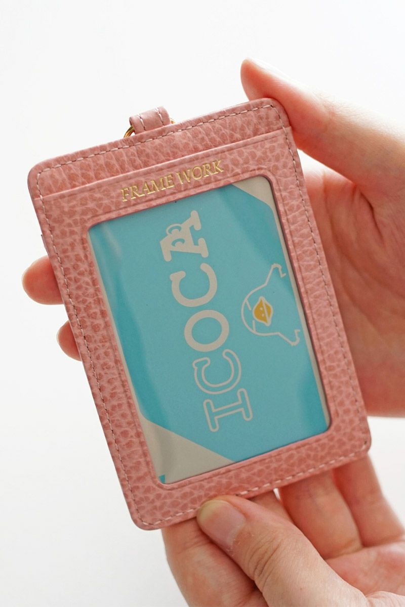 FRAME WORK フレームワーク キトン リール付きパスケース 0045005