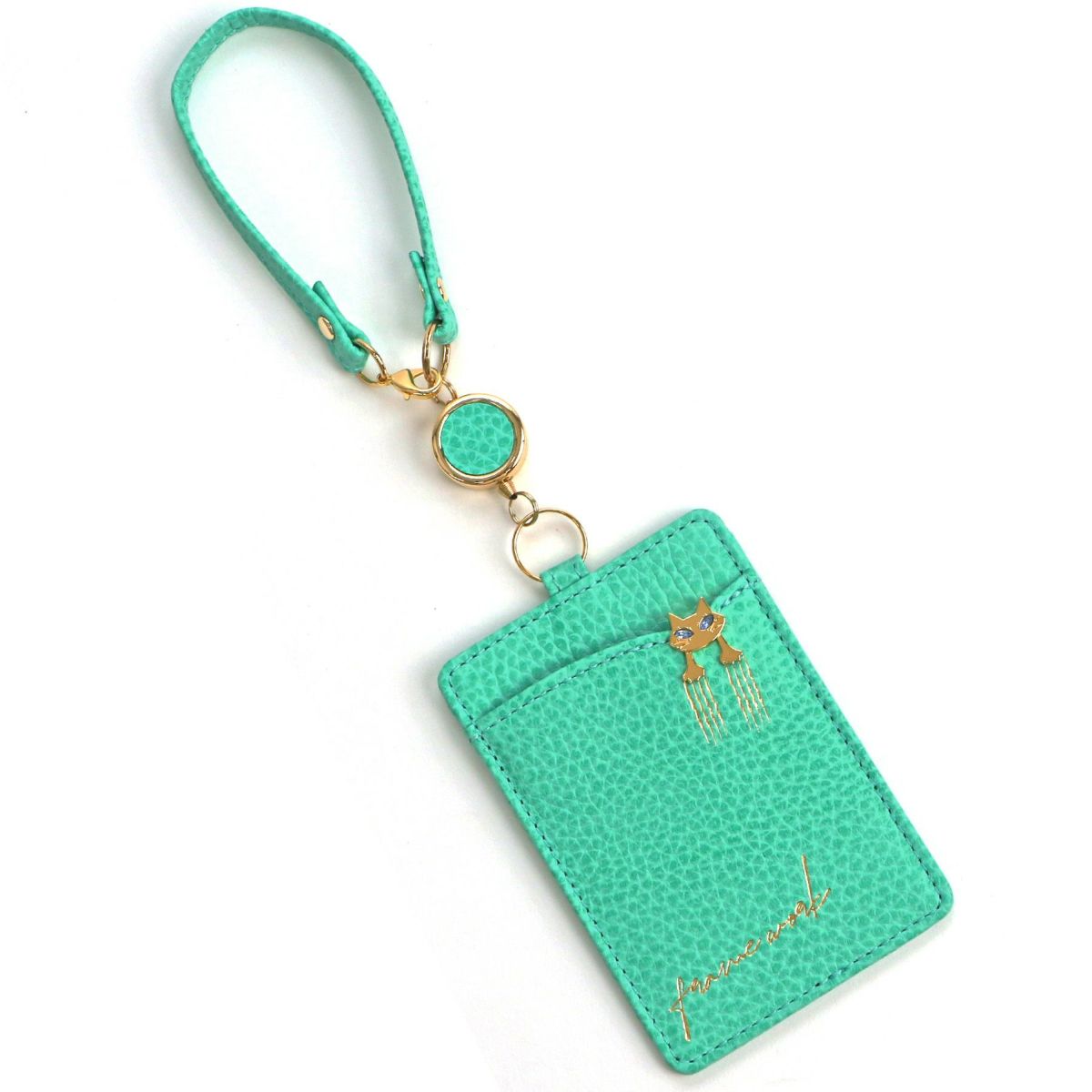 FRAME WORK フレームワーク キトン リール付きパスケース 0045005