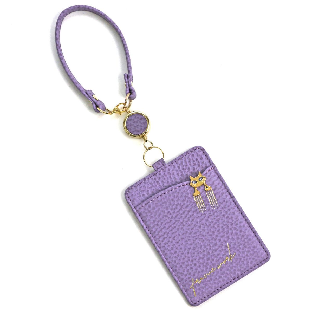 FRAME WORK フレームワーク キトン リール付きパスケース 0045005