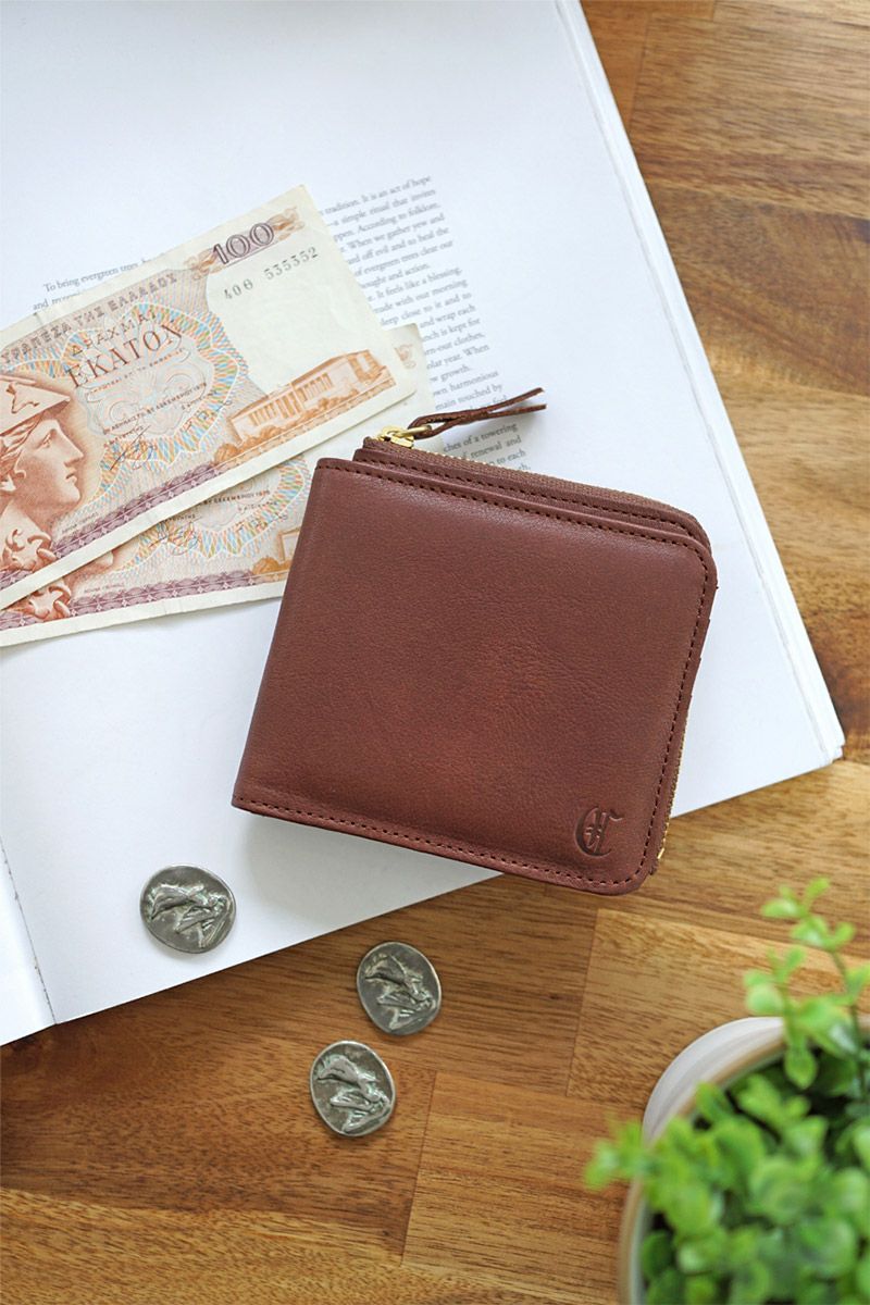 CLEDRAN クレドラン TANTE タンテ 小銭入れ付き二つ折り財布 CR-CL3857