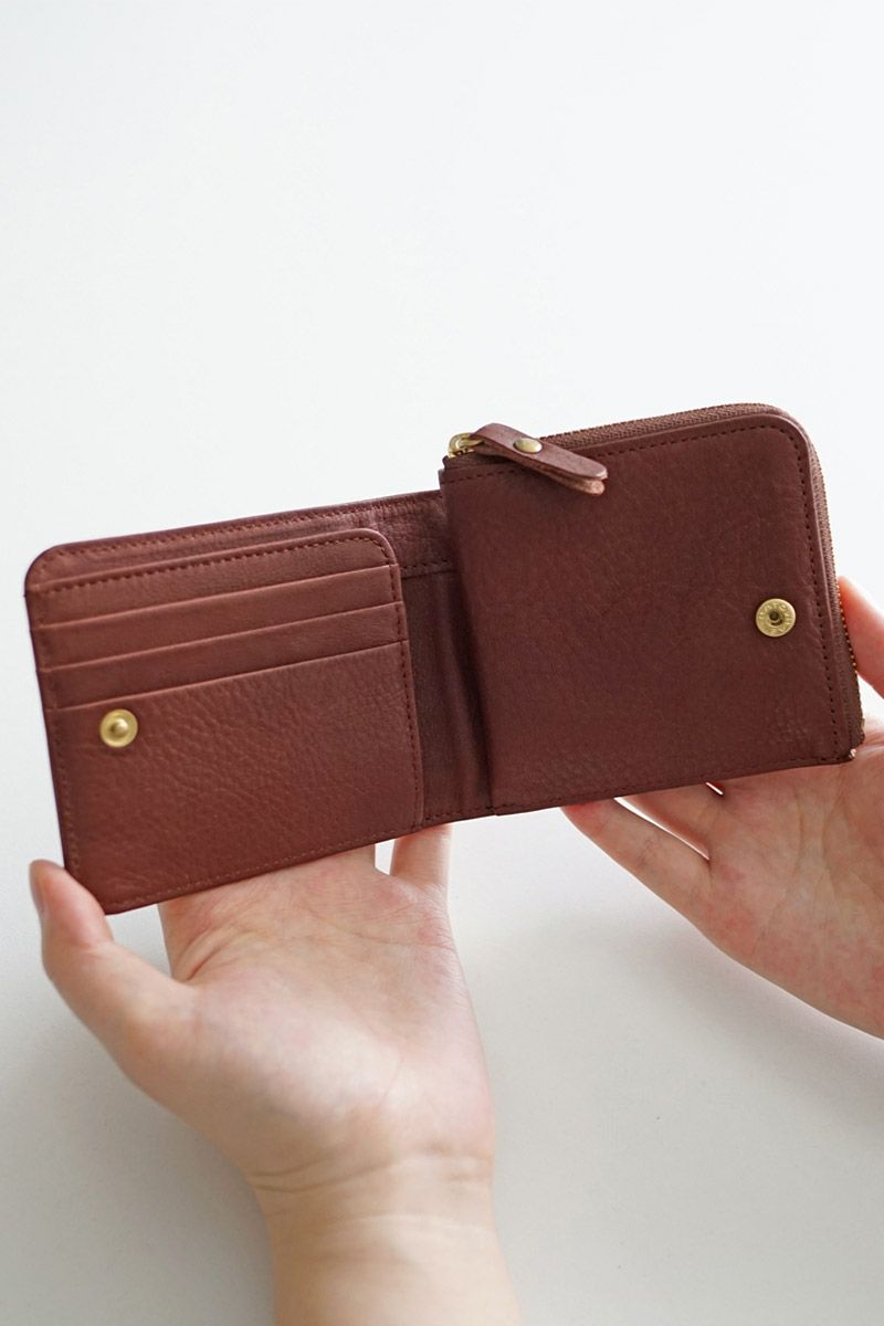 CLEDRAN クレドラン TANTE タンテ 小銭入れ付き二つ折り財布 CR-CL3857