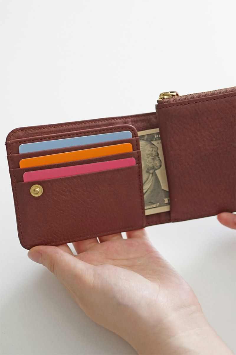 CLEDRAN クレドラン TANTE タンテ 小銭入れ付き二つ折り財布 CR-CL3857