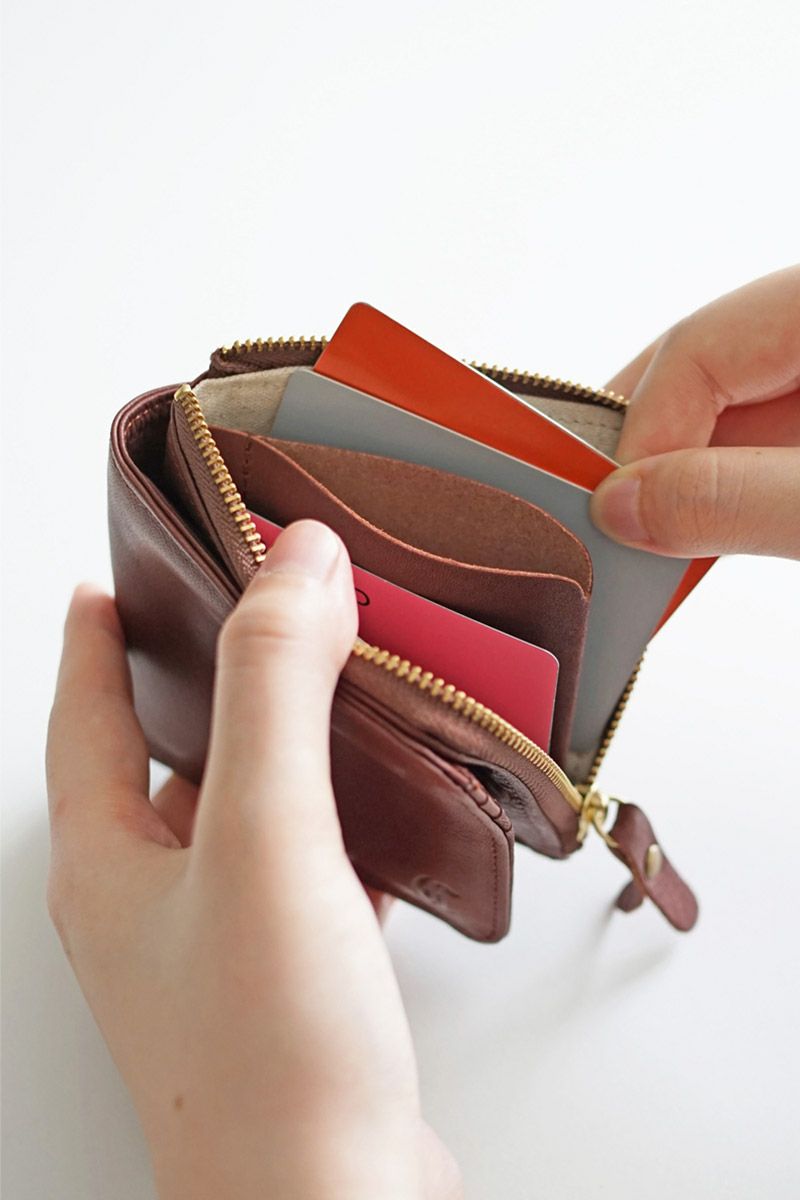 CLEDRAN クレドラン TANTE タンテ 小銭入れ付き二つ折り財布 CR-CL3857