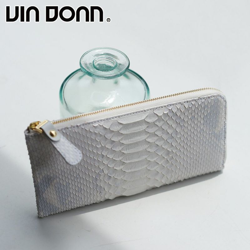 VIA DOAN ヴィア ドアン Bran python ブランパイソン 小銭入れ付き長財布（L字ファスナー式） 451
