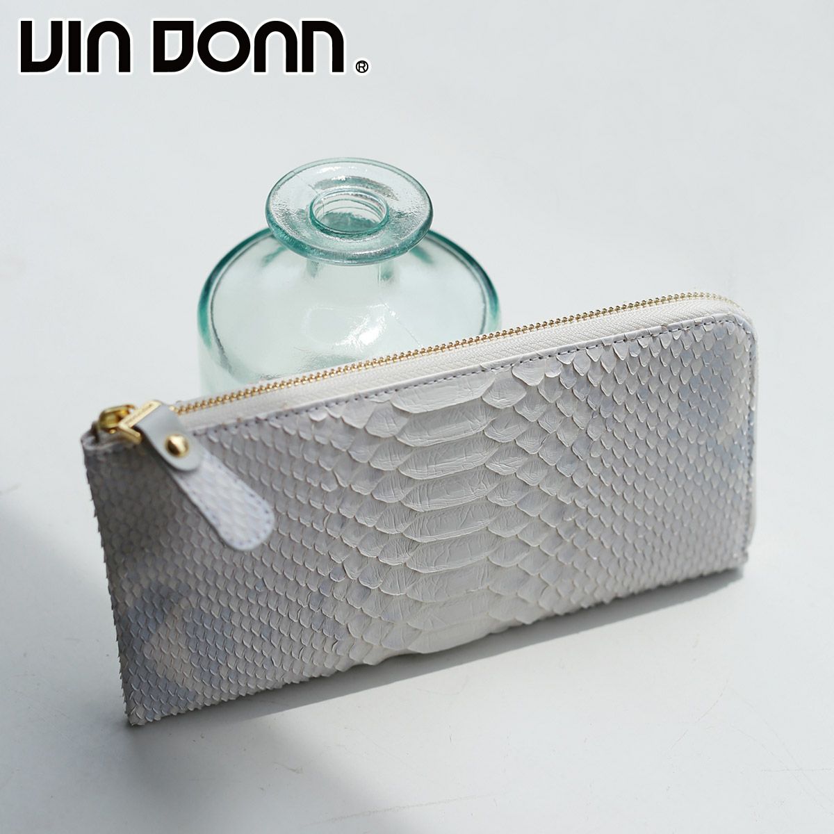 VIA DOAN ヴィア ドアン Bran python ブランパイソン 小銭入れ付き長財布（L字ファスナー式） 451