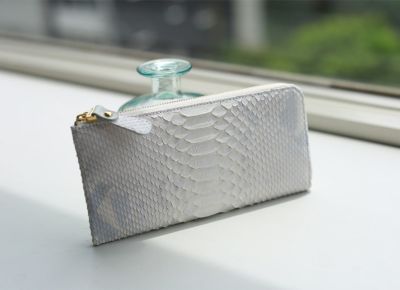 VIA DOAN ヴィア ドアン Bran python ブランパイソン 小銭入れ付き長財布（L字ファスナー式） 451