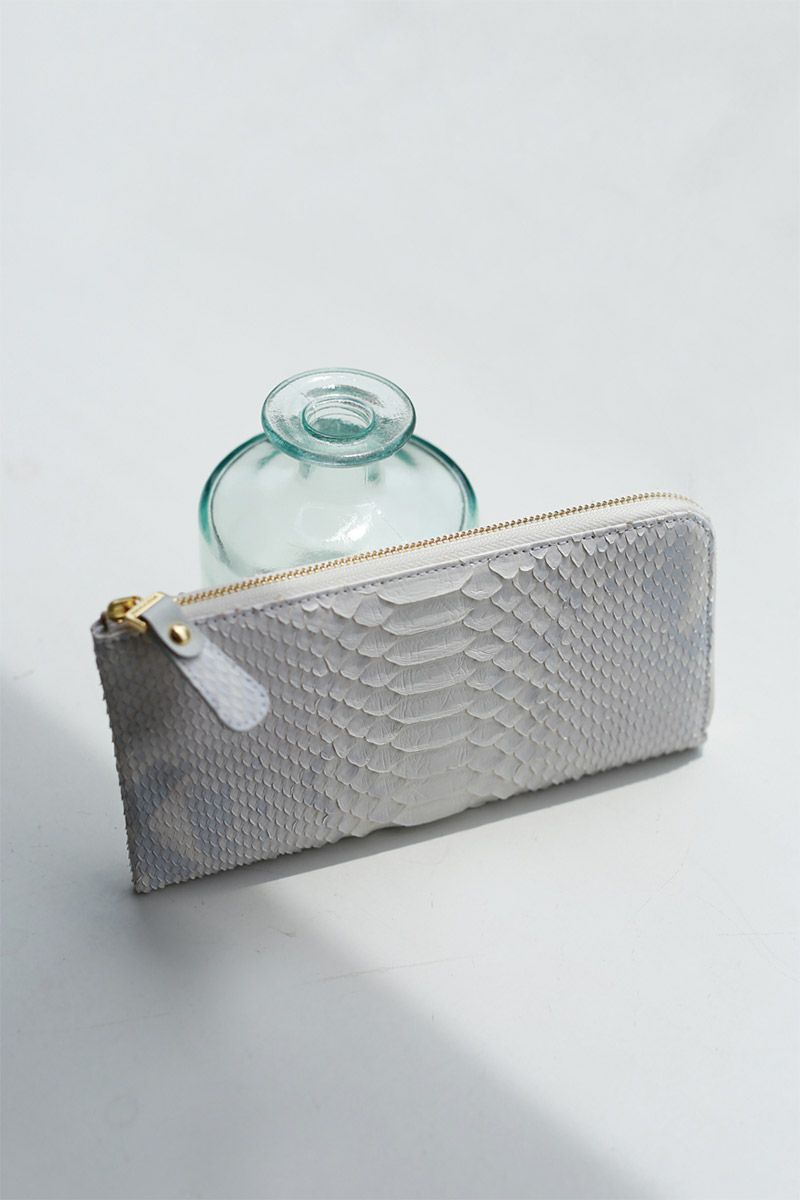 VIA DOAN ヴィア ドアン Bran python ブランパイソン 小銭入れ付き長財布（L字ファスナー式） 451