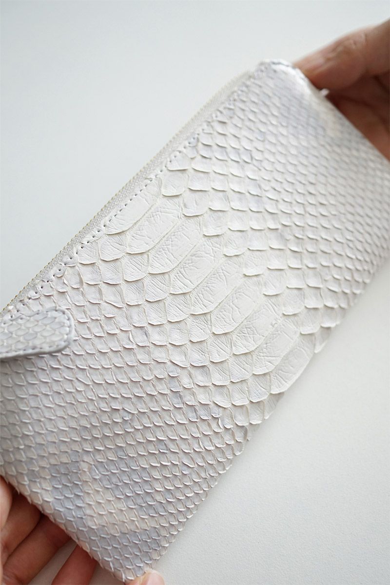 VIA DOAN ヴィア ドアン Bran python ブランパイソン 小銭入れ付き長財布（L字ファスナー式） 451