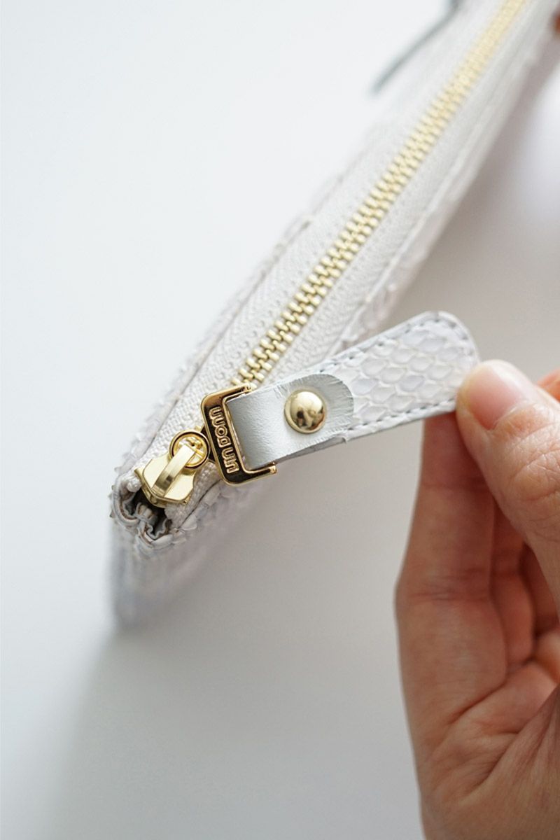 VIA DOAN ヴィア ドアン Bran python ブランパイソン 小銭入れ付き長財布（L字ファスナー式） 451