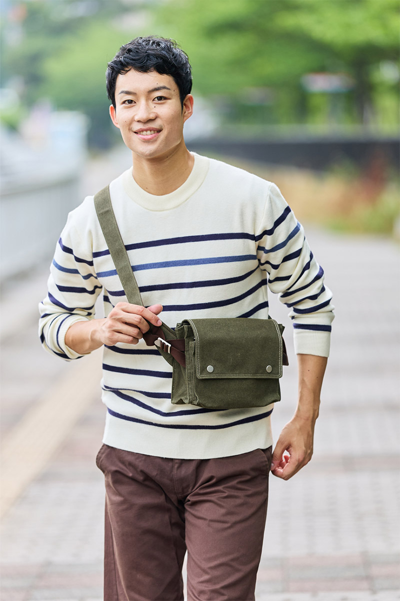 BAGGY PORT バギーポート シェルターダック フラップボディバッグ INS-605