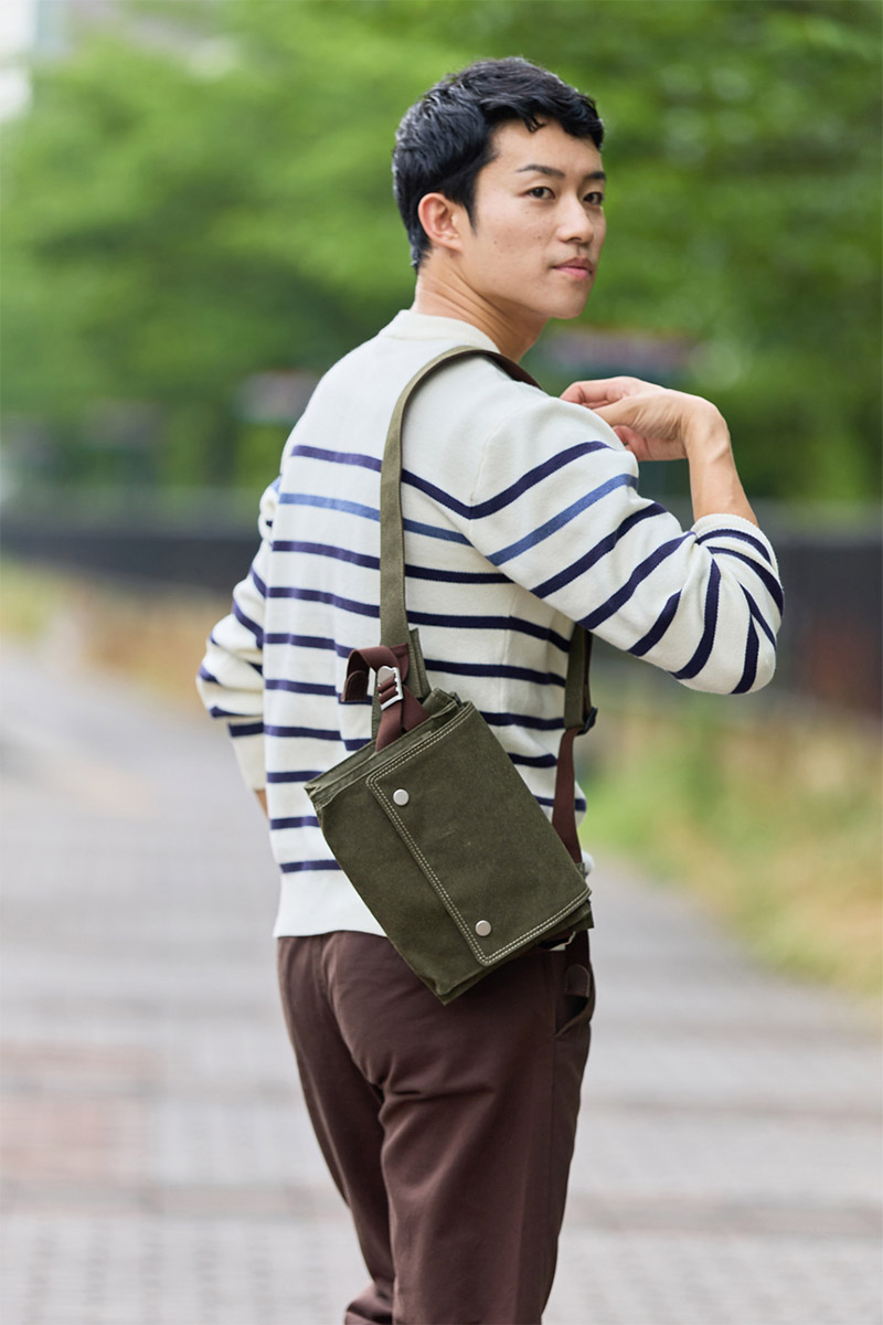BAGGY PORT バギーポート シェルターダック フラップボディバッグ INS-605