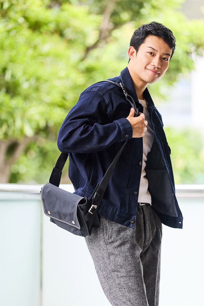 BAGGY PORT バギーポート シェルターダック フラップボディバッグ INS-605