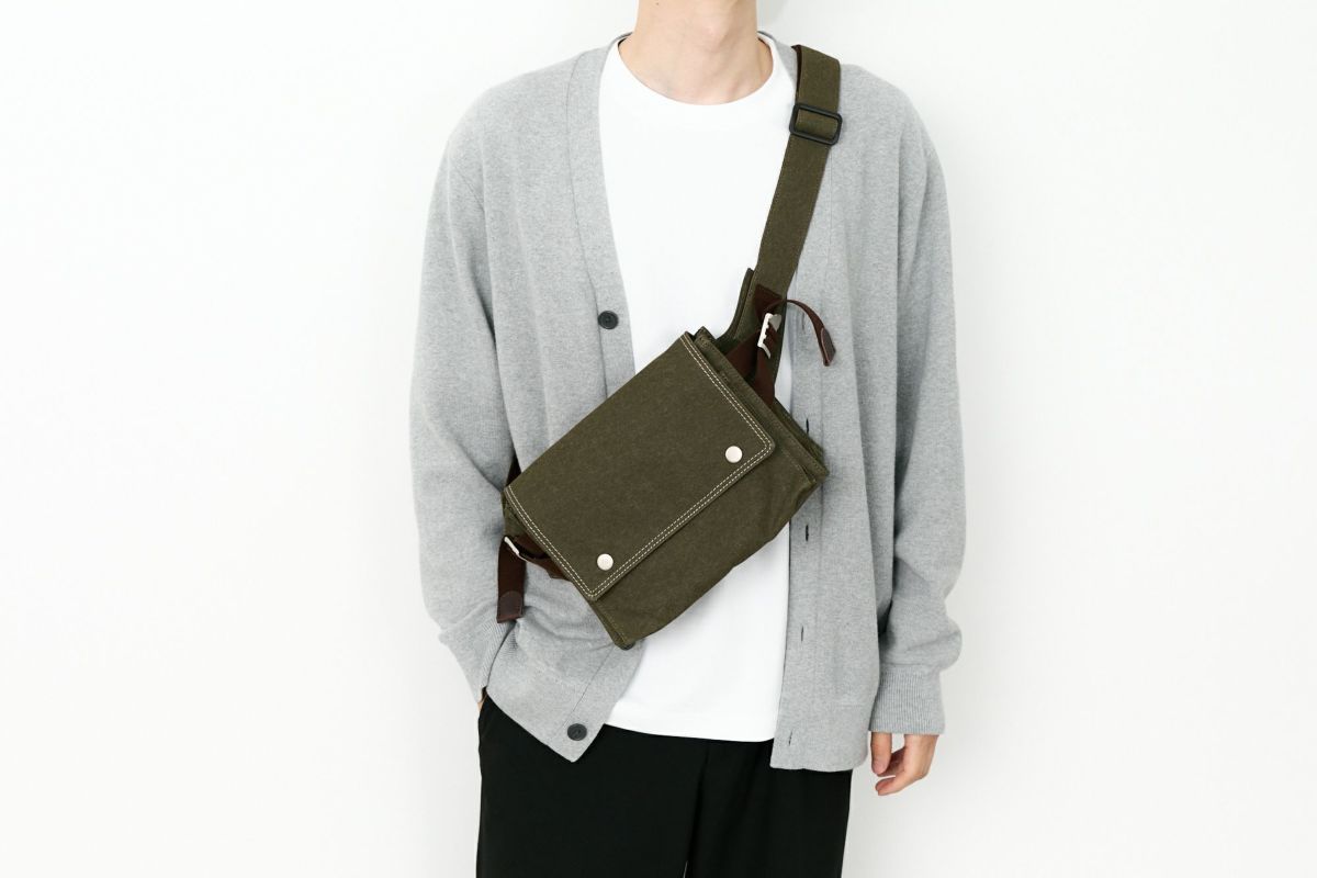 BAGGY PORT バギーポート シェルターダック フラップボディバッグ INS-605