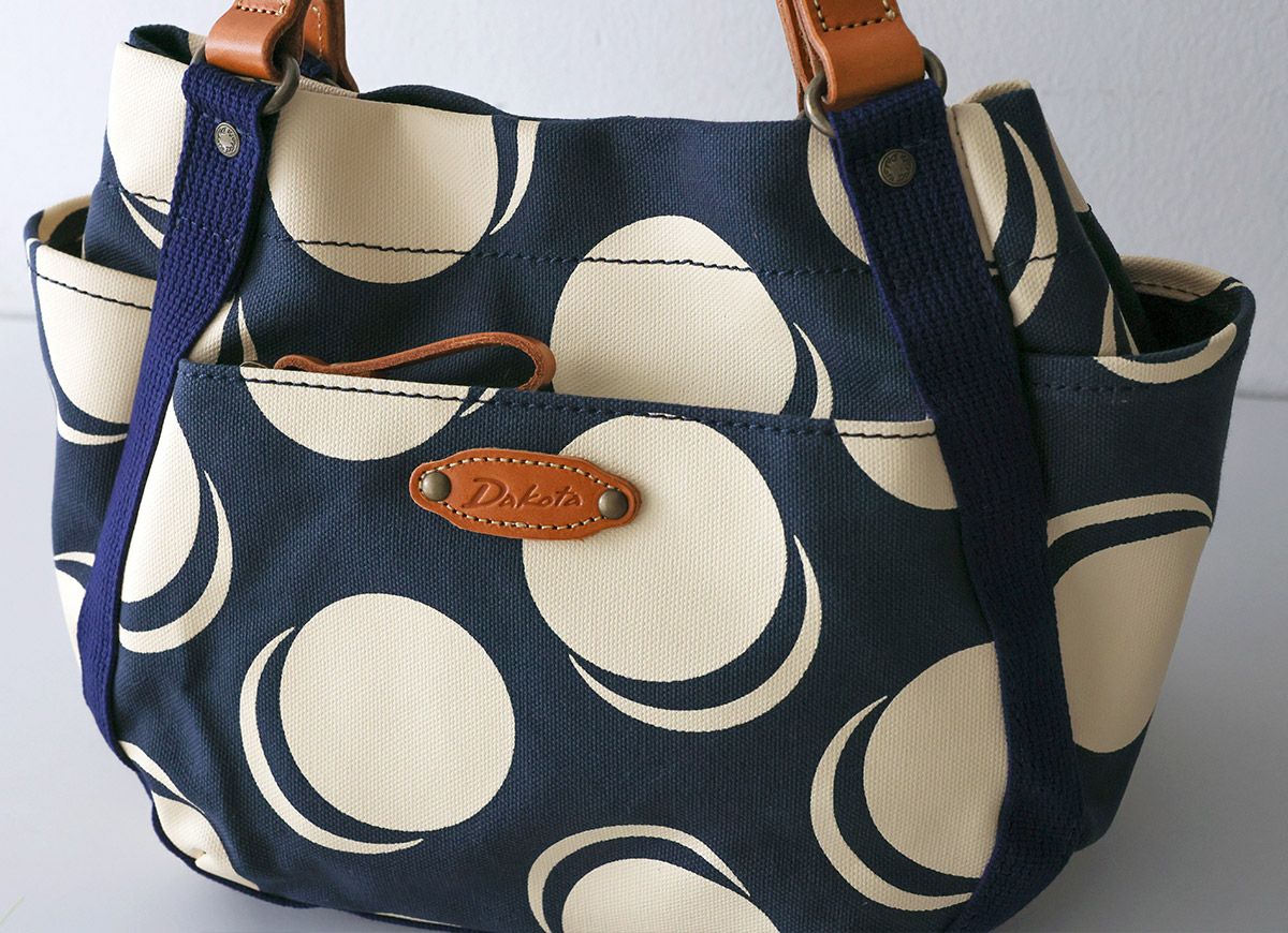 おぐたく☆　未使用　ダコタ　ピット　小 Dakota（ダコタ） トートバッグ 大 帆布×レザー ピット1531085