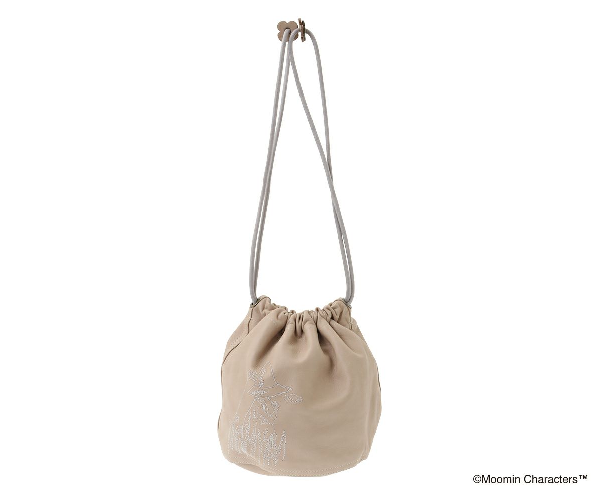genten ゲンテン MOOMIN ムーミン サスティナブル巾着「ムーミン＆スナフキン」 46137