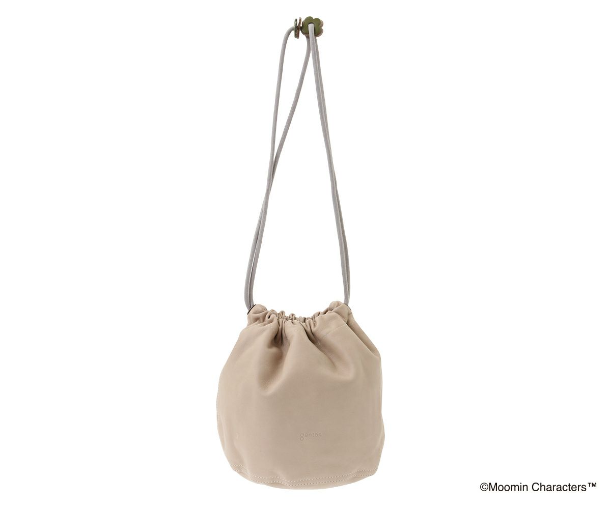 genten ゲンテン MOOMIN ムーミン サスティナブル巾着「ムーミン＆スナフキン」 46137