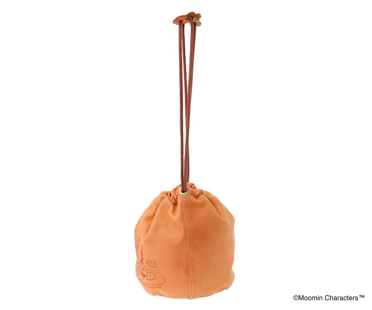 genten ゲンテン MOOMIN ムーミン サスティナブル巾着「リトルミイ」 46138