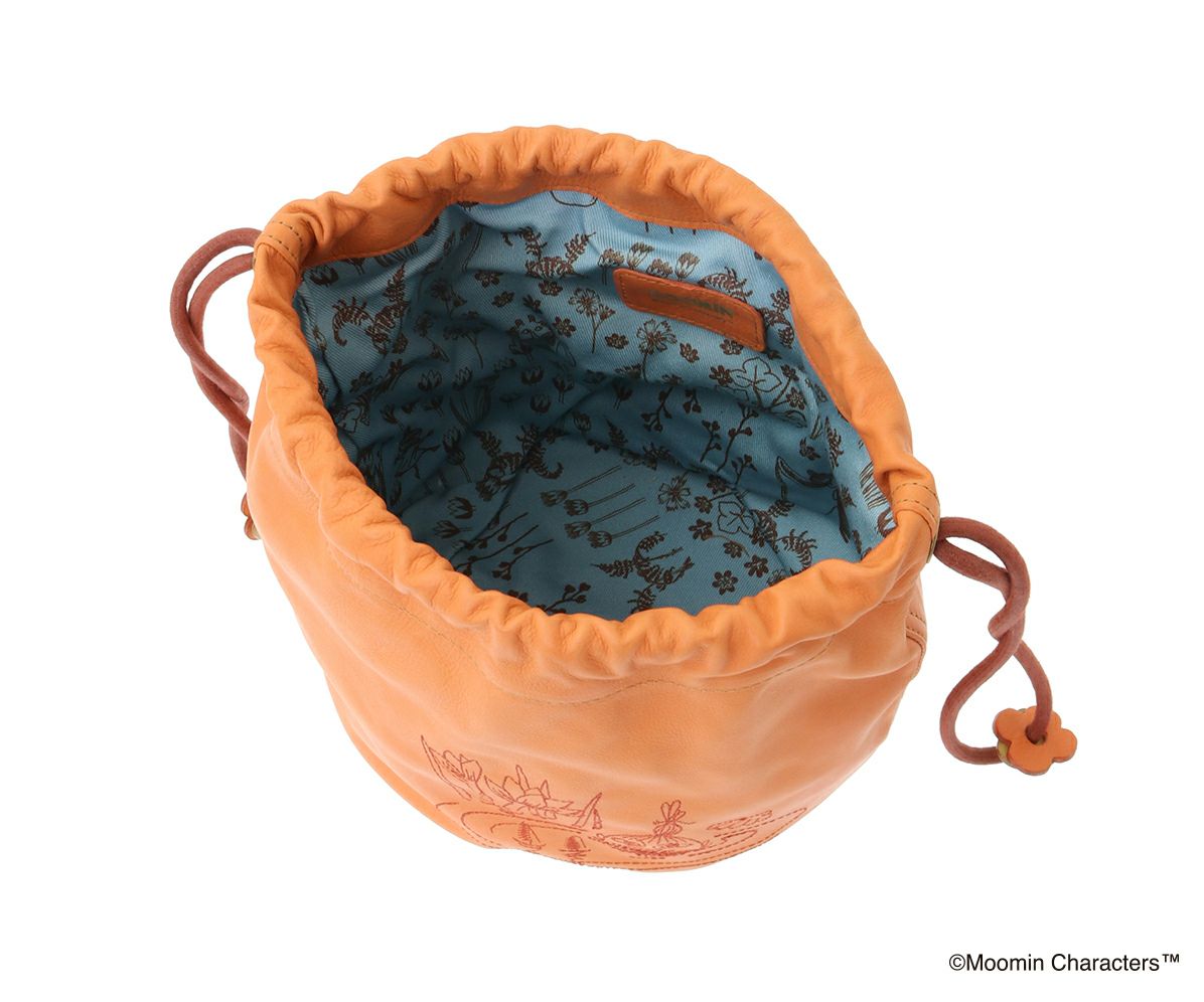genten ゲンテン MOOMIN ムーミン サスティナブル巾着「リトルミイ」 46138