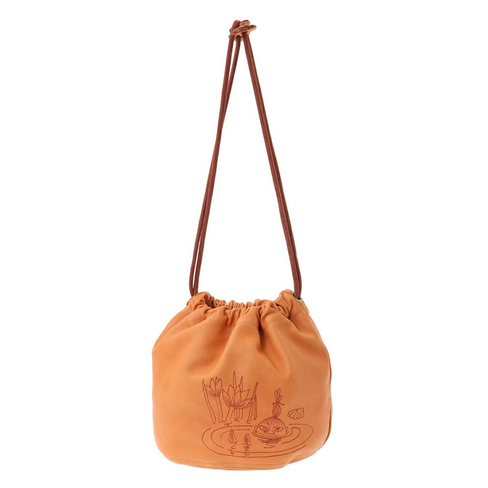 genten ゲンテン MOOMIN ムーミン サスティナブル巾着「リトルミイ」 46138