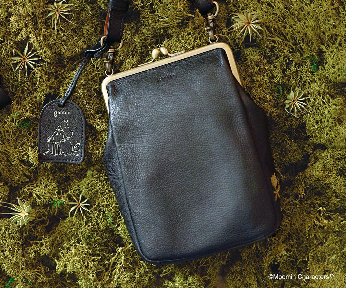 genten ゲンテン MOOMIN ムーミン 口金ミニポシェット「ムーミンママ」 46139