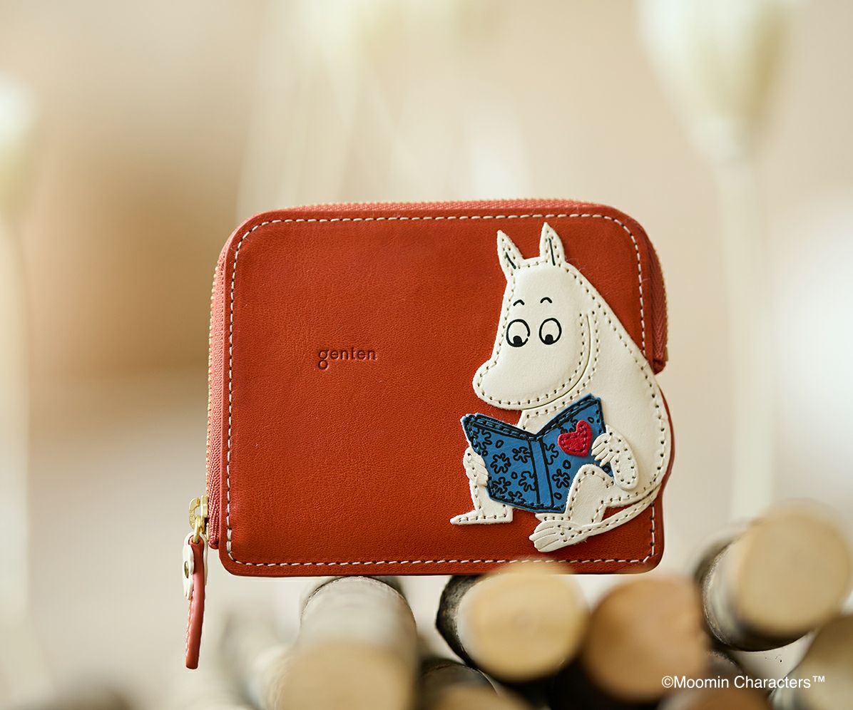 genten ゲンテン MOOMIN ムーミン カードケース「ムーミン」 46141