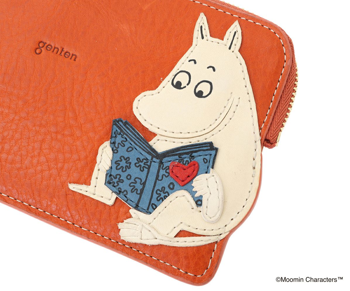 genten ゲンテン MOOMIN ムーミン カードケース「ムーミン」 46141
