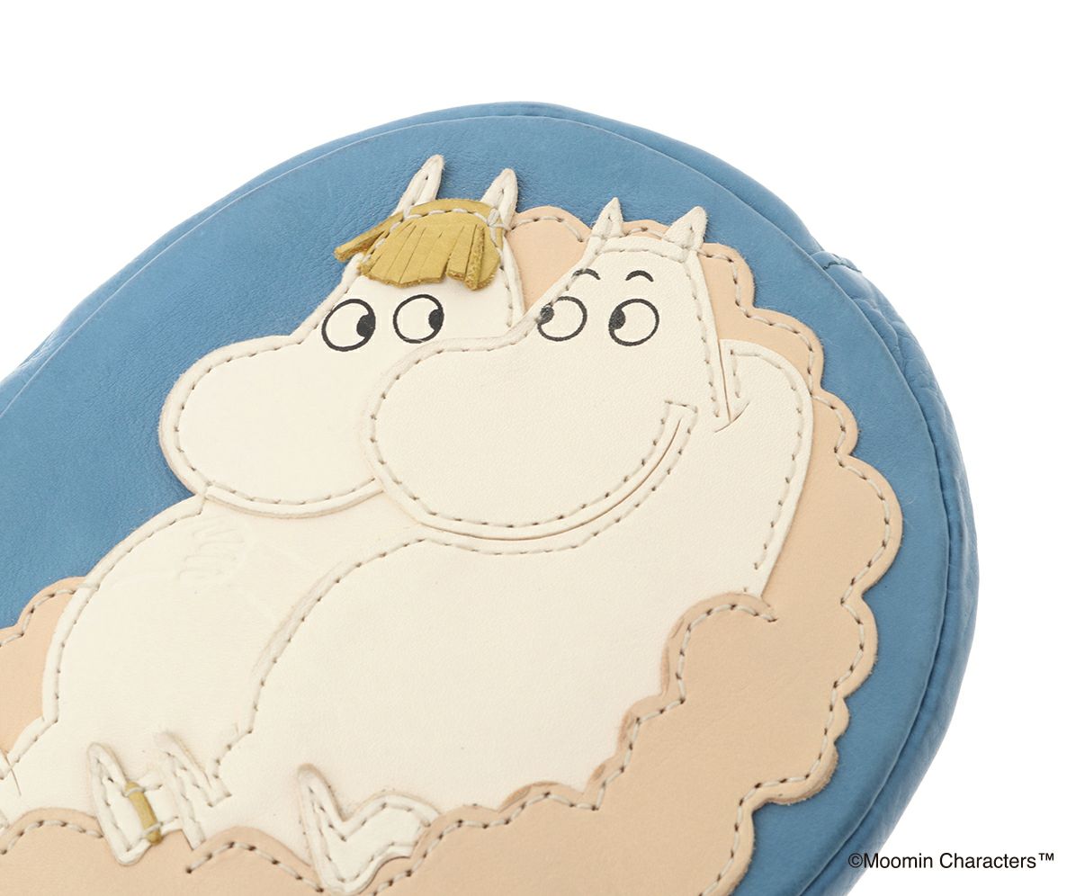 genten ゲンテン MOOMIN ムーミン ポーチ「ムーミンとスノークのおじょうさん」 46143