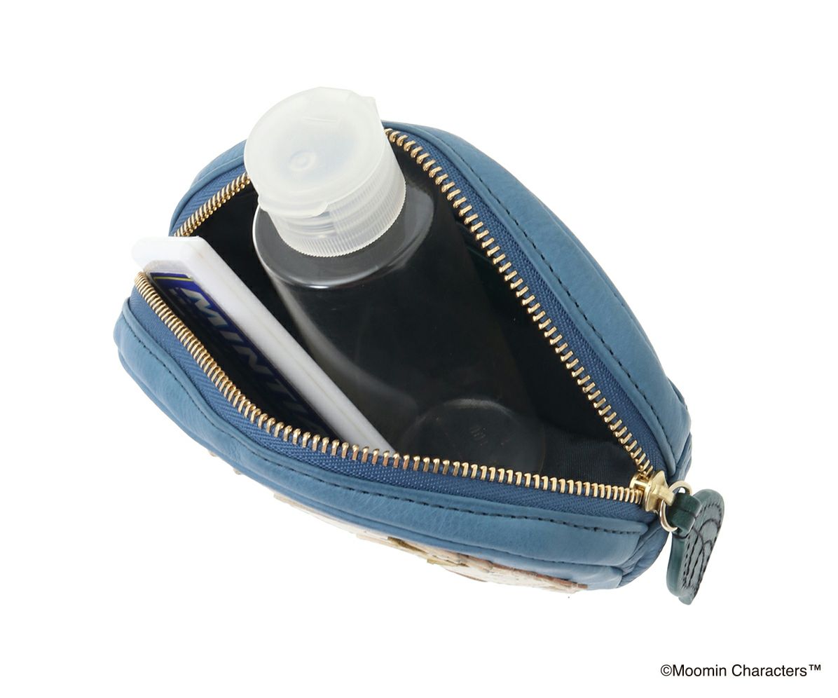 genten ゲンテン MOOMIN ムーミン ポーチ「ムーミンとスノークのおじょうさん」 46143