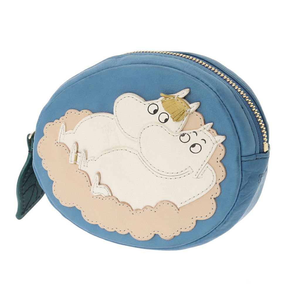 genten ゲンテン MOOMIN ムーミン ポーチ「ムーミンとスノークのおじょうさん」 46143