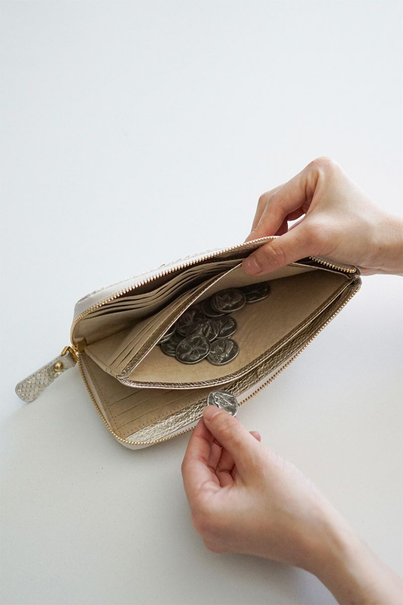 VIA DOAN ヴィア ドアン Doree ドーレ 小銭入れ付き長財布（L字ファスナー式） 691