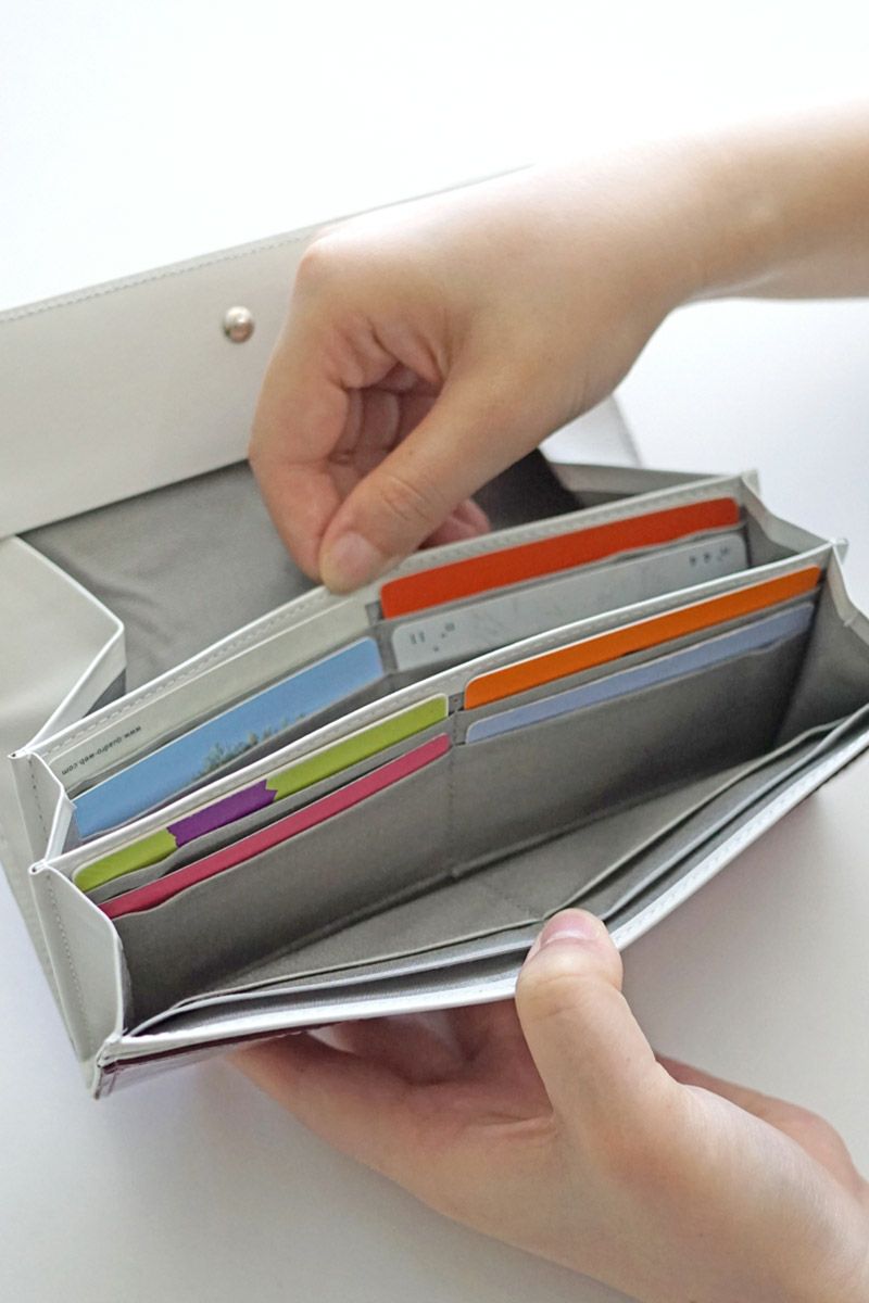 VIA DOAN ヴィア ドアン Large croco ラージクロコ 小銭入れ付き長財布 972