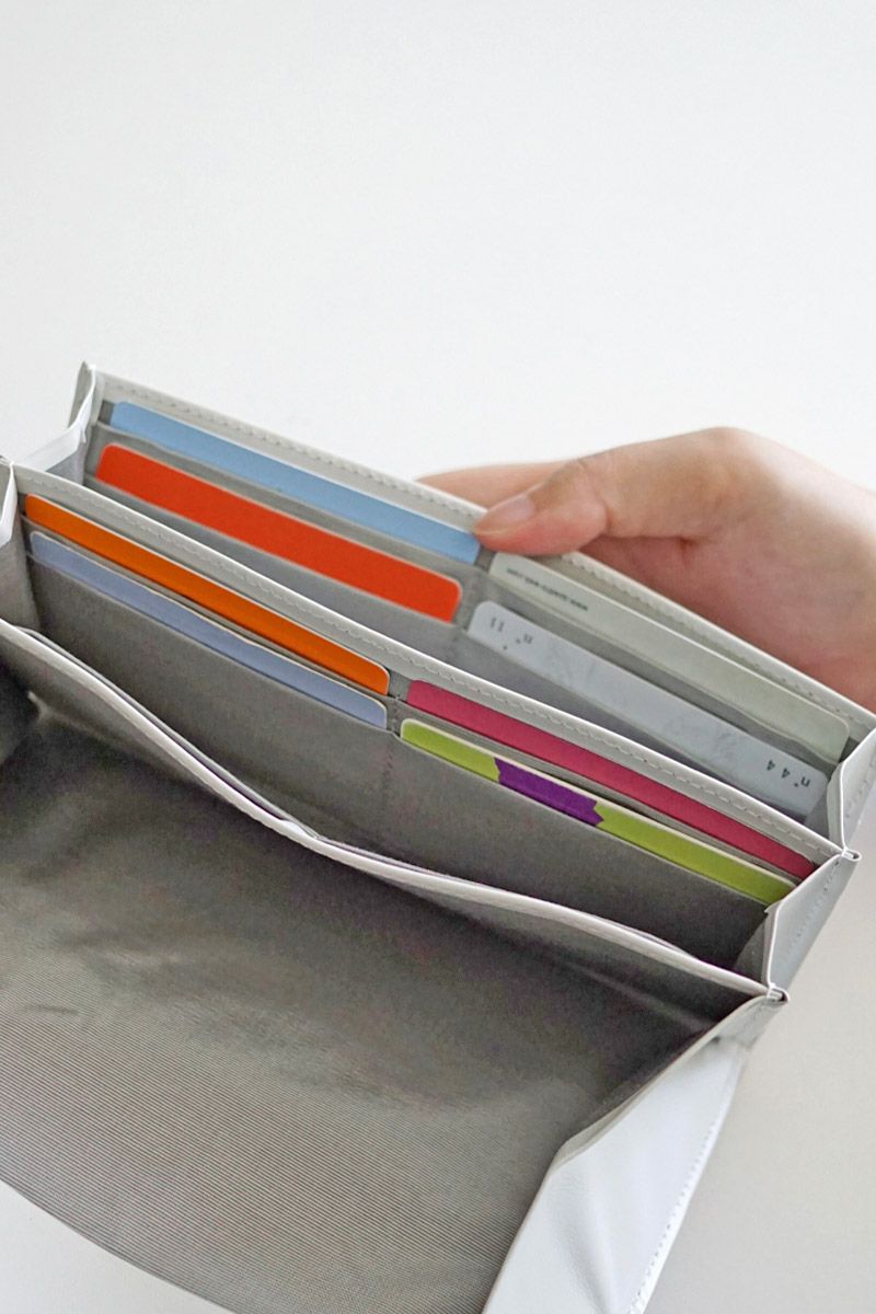 VIA DOAN ヴィア ドアン Large croco ラージクロコ 小銭入れ付き長財布 972