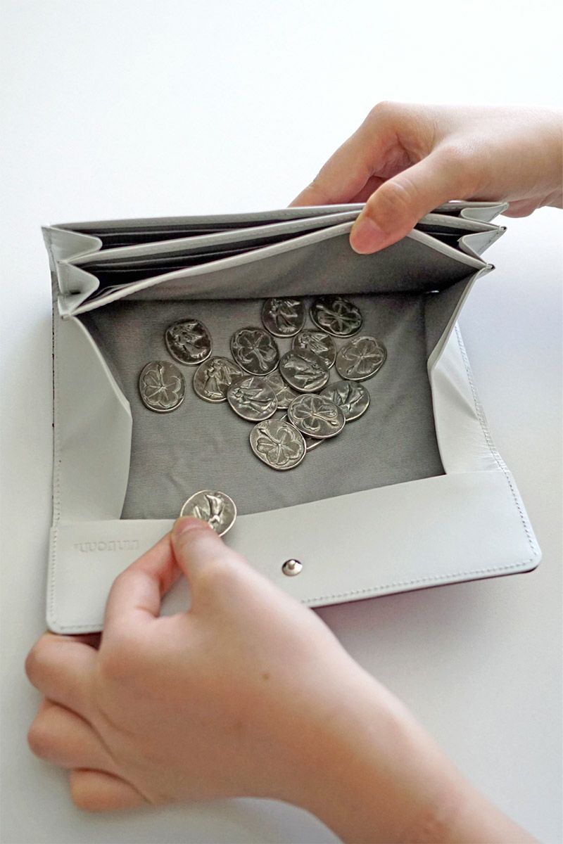 VIA DOAN ヴィア ドアン Large croco ラージクロコ 小銭入れ付き長財布 972