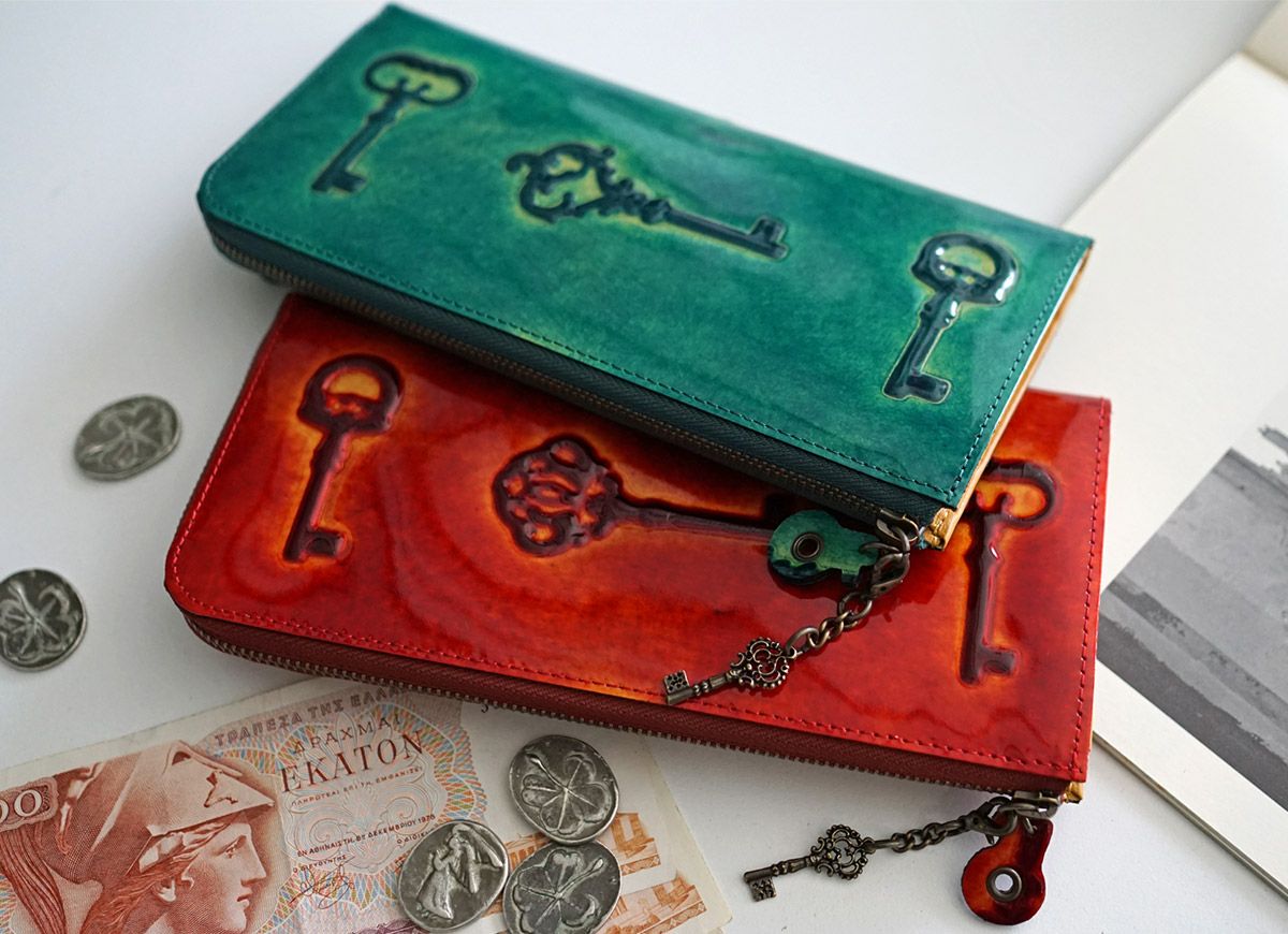 VIA DOAN ヴィア ドアン Retro レトロ 小銭入れ付き長財布（L字ファスナー式） 731