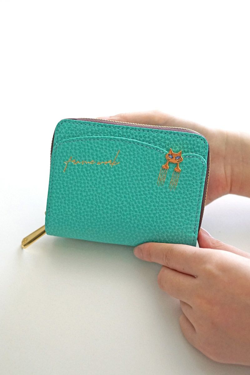 FRAME WORK フレームワーク キトン 小銭入れ付き二つ折り財布 0045001