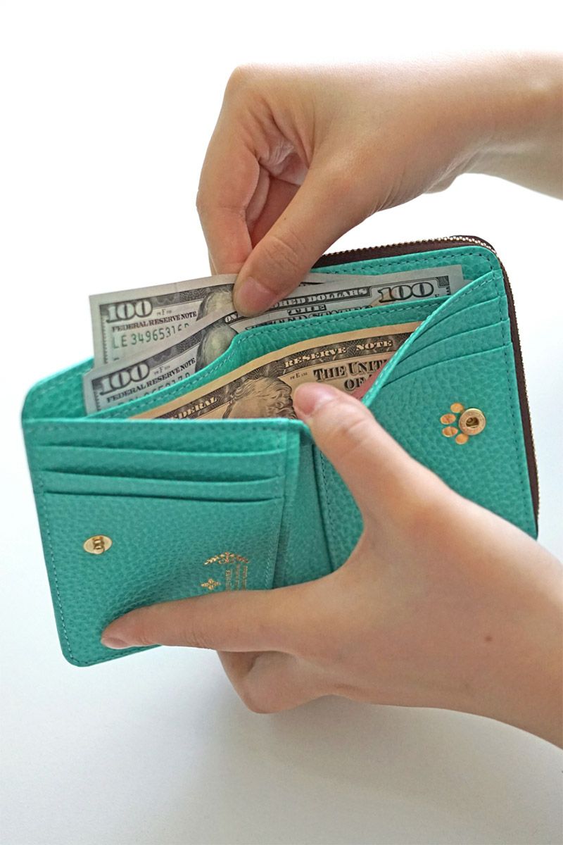 FRAME WORK フレームワーク キトン 小銭入れ付き二つ折り財布 0045001