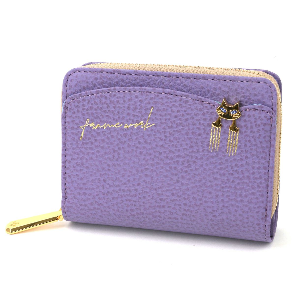 FRAME WORK フレームワーク キトン 小銭入れ付き二つ折り財布 0045001