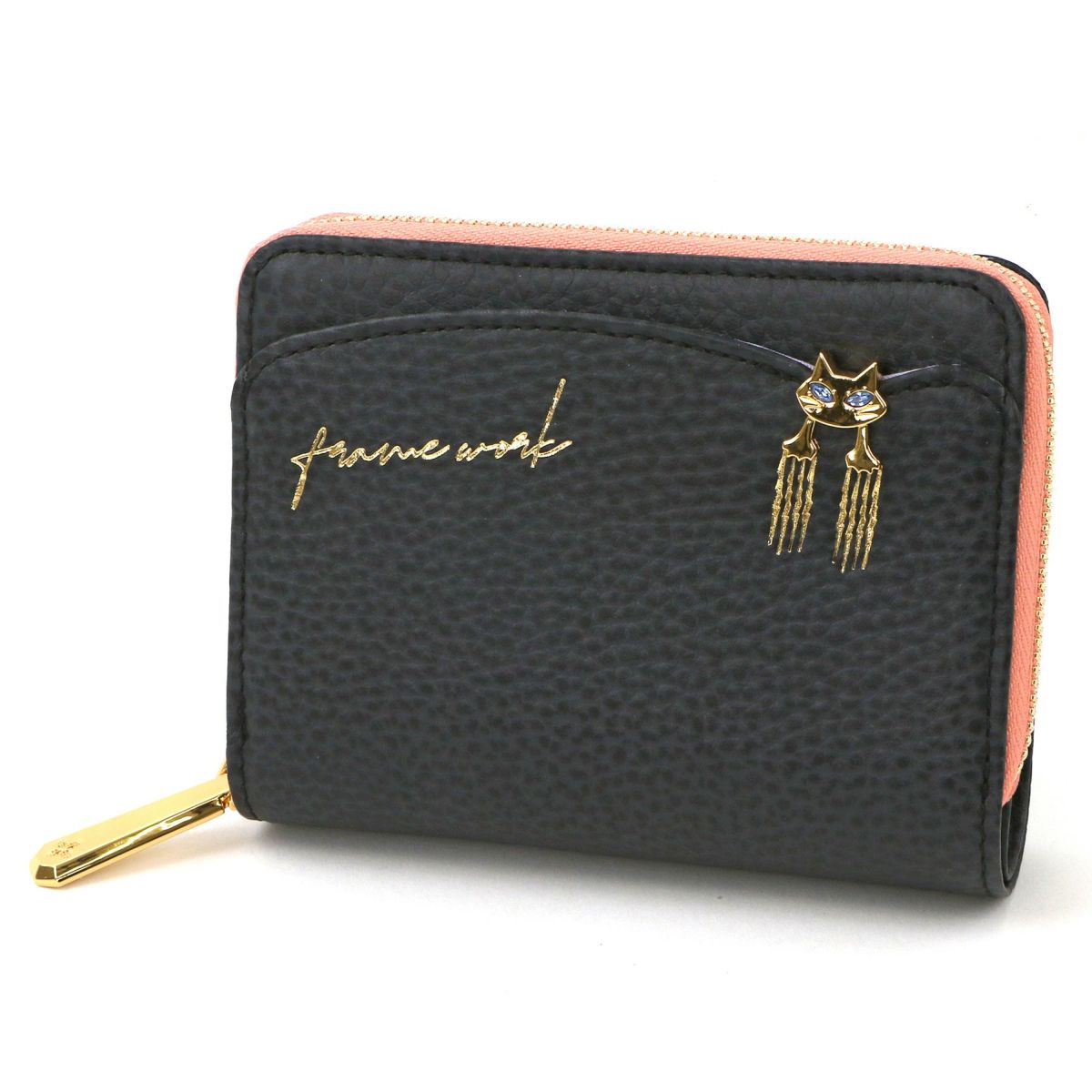 FRAME WORK フレームワーク キトン 小銭入れ付き二つ折り財布 0045001