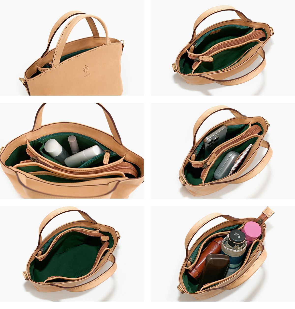 ALBERO アルベロ NATURALE ナチュラーレ 2WAYショルダーバッグ 2187