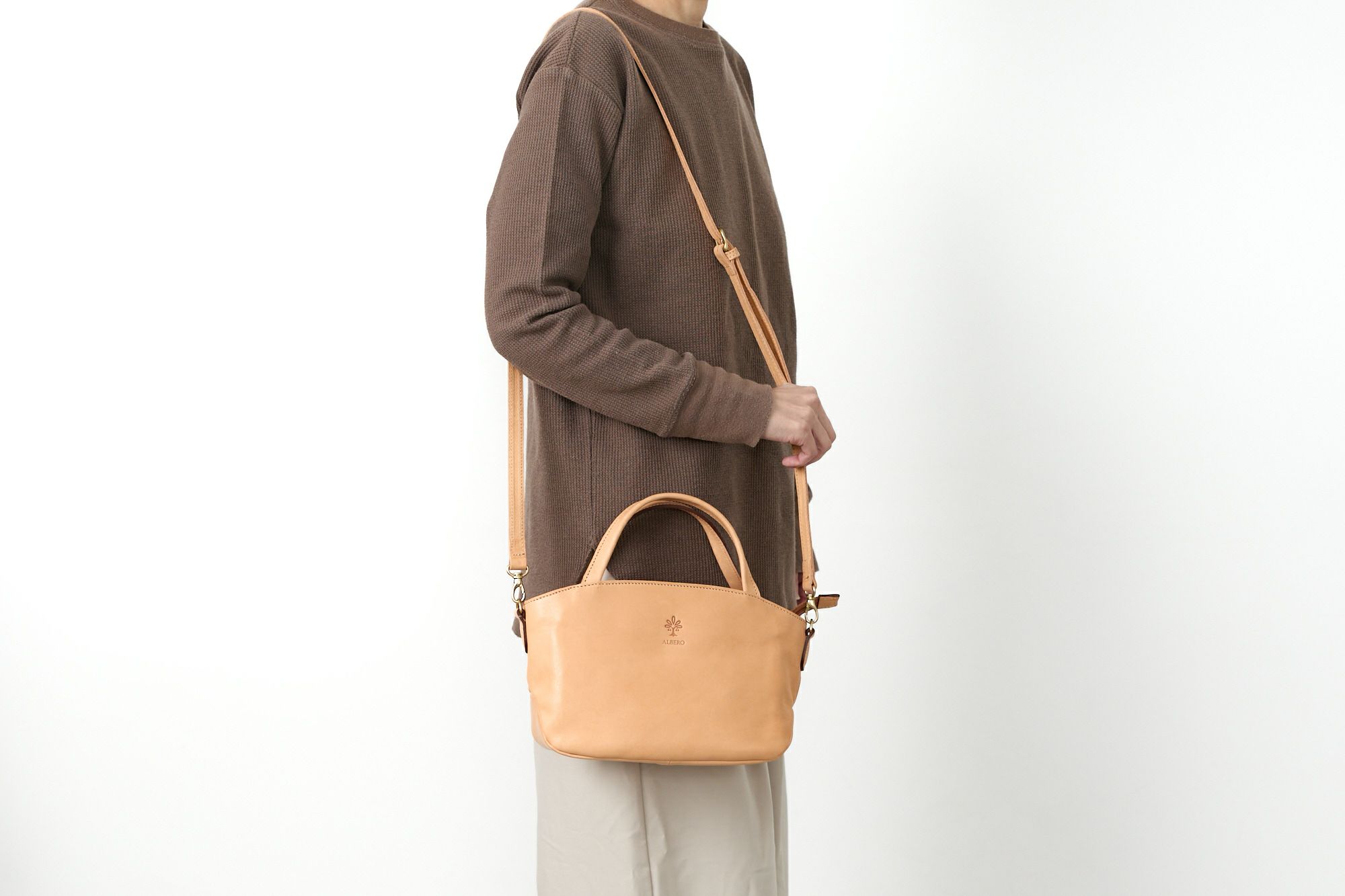 ALBERO アルベロ NATURALE ナチュラーレ 2WAYショルダーバッグ 2187