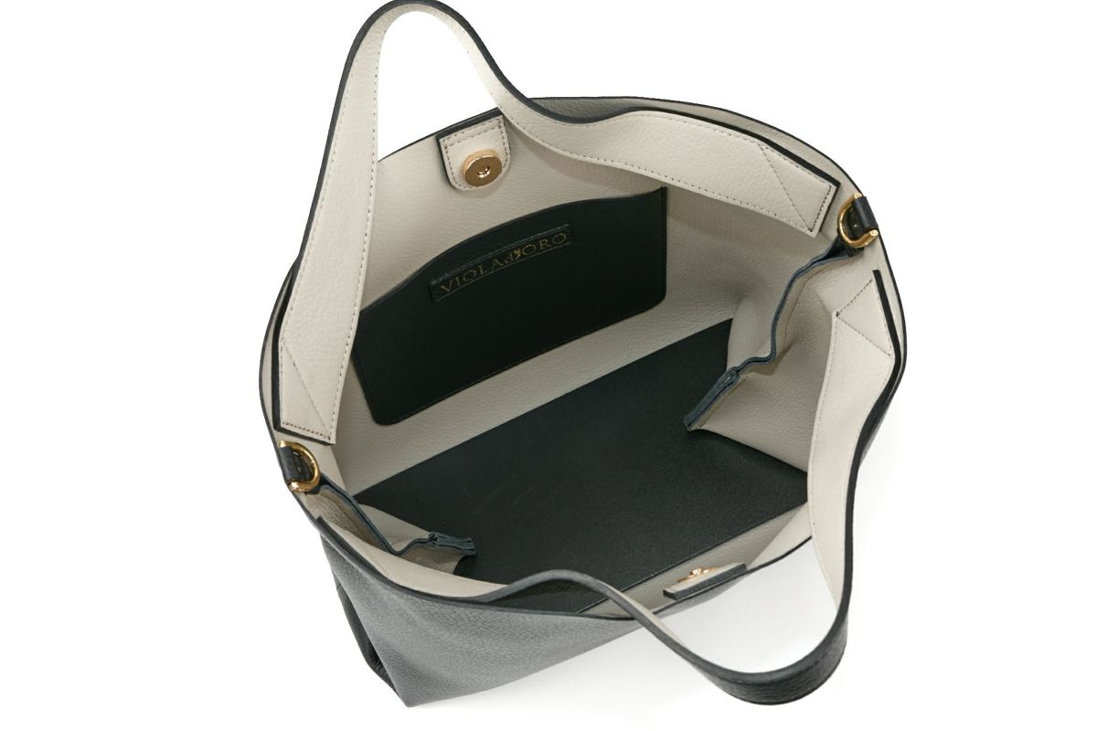 VIOLAd'ORO ヴィオラドーロ TRERO トレロ Wフェイストートバッグ(M) V-1506