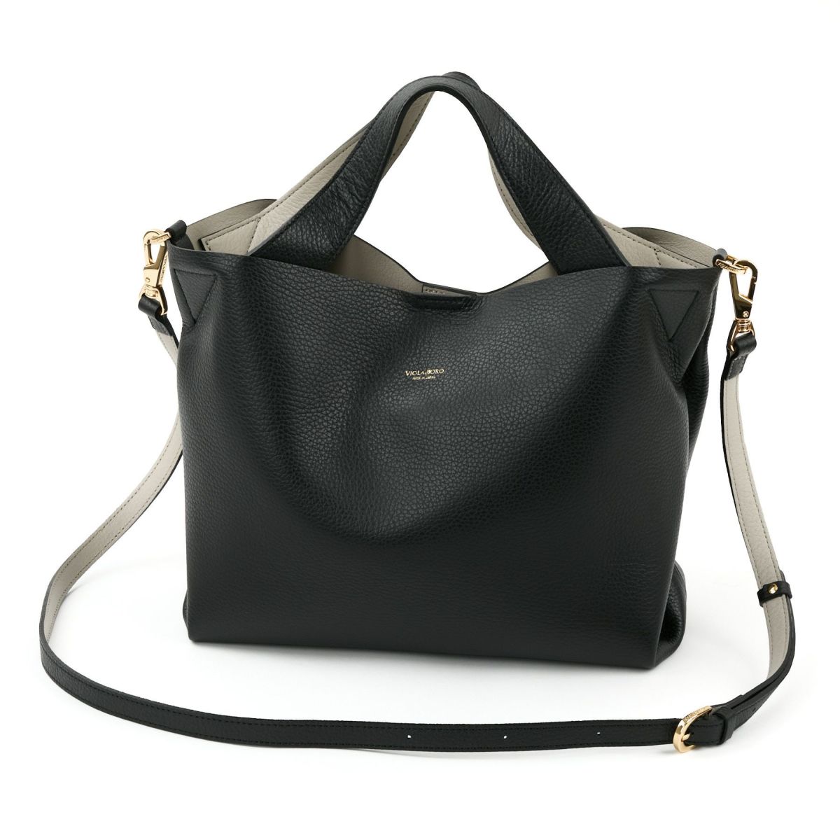 VIOLAd'ORO ヴィオラドーロ TRERO トレロ Wフェイストートバッグ(M) V-1506