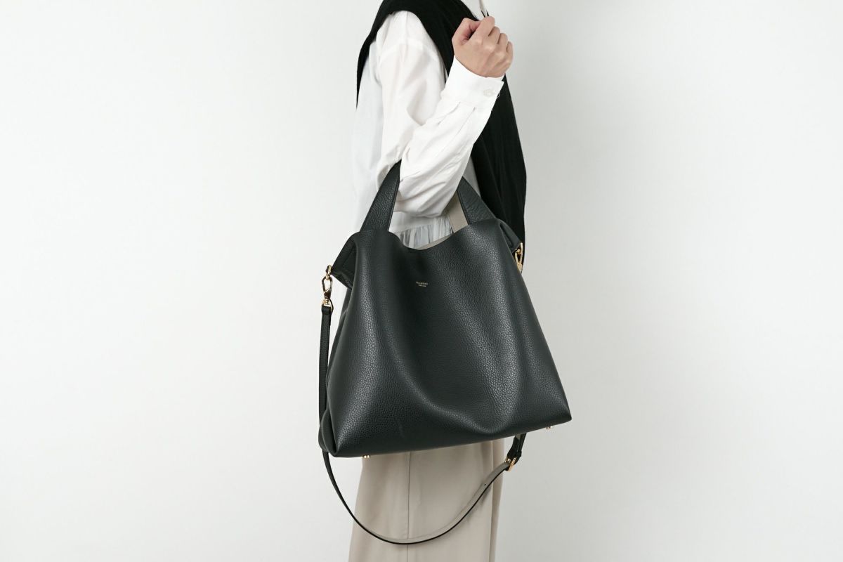 VIOLAd'ORO ヴィオラドーロ TRERO トレロ Wフェイストートバッグ(L) V-1508